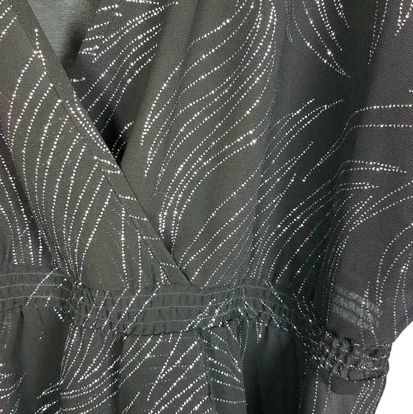 🎉Sparkly Glitter Sheer Tunic Plus Size 4X - Picture 4 of 7